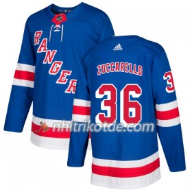 New York Rangers Trikot Mats Zuccarello 36 Adidas 2017-2018 Royal Authentic - Herren